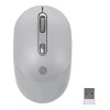 Mouse Techzone Inalámbrico Click Silencioso 1600 Dpi Gris Gris