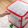Christmas Village Bauble and Decoration Storage Cube with Padded Dividers