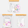 Knchy Clear Figure Display Bag with Keychain, Portable Small Doll