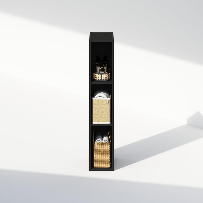 Furinno Reed 3-Tier Closet Organizers and Storage, Closet Organizer, Open