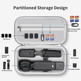 JINLEEANDAN Pocket 3 Tote Bag, Portable Storage Bag, SuitableFor DJI Osmo Pocket 3 Creator Combination Accessories, With anti-Fall, Anti-Water Function