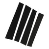 4pcs Black Pillar Posts Door Trim B Pillar Posts Door