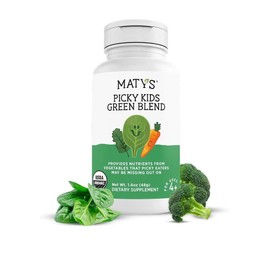 MATYS Organic Picky Kids Green Blend Vegetable Powder 60 Servings Ex 03/2025