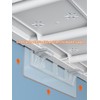 Tielag Extendable Closet Shelf, Expandable Shelves Wardrobe Storage Organiser, Adjustable