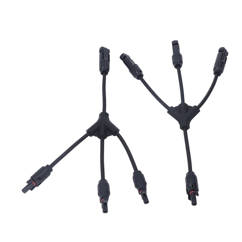 One Pair Solar Panel Connector 3 to 1 Y Branch