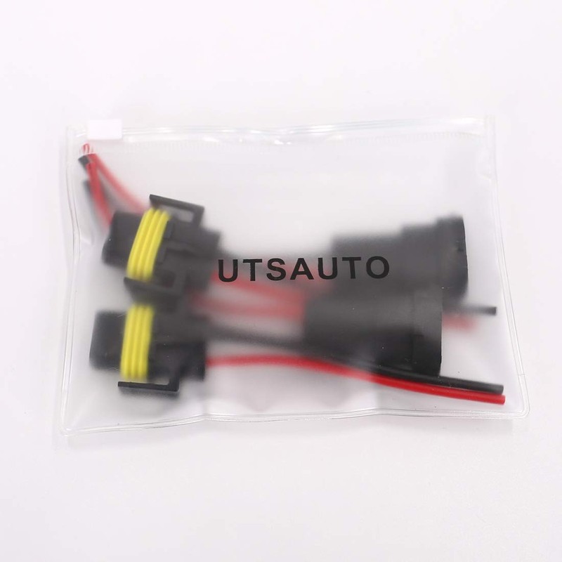 UTSAUTO 2Set H8 H11 880 881 Female & Male Adapter