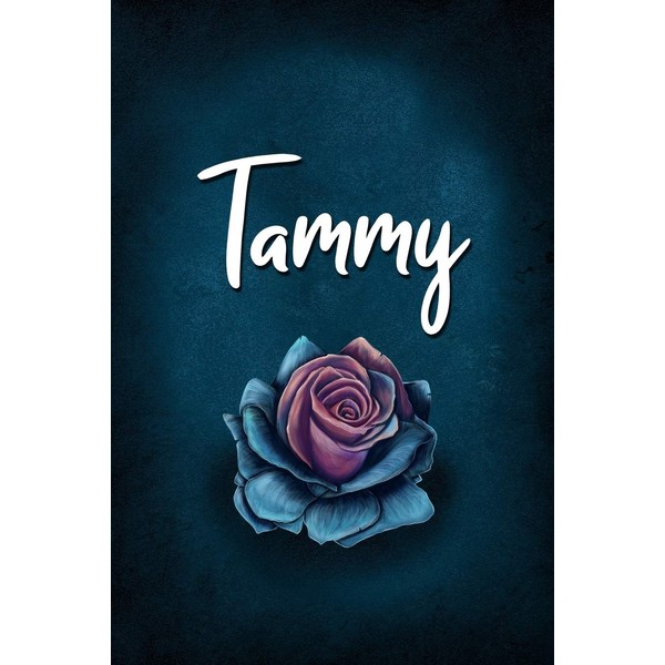 Tammy: Personalized Name Journal, Lined Notebook with Beautiful Rose Illustration