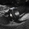 King Will BASIC 8mm Black Men Tungsten Ring Wedding Brand