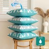 Qahing Pack of 4 Outdoor Waterproof Pillow Covers 18x18 Decorative