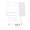 Tension Rod Shelf 14.2 Inch Width Nail Free Expandable Storage
