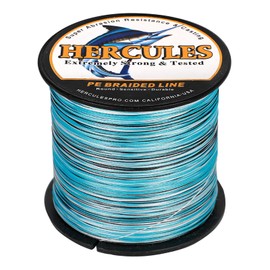HERCULES PE Line Fishing Line 4 Braid 15 Colors Fishing Line Long Throw PE X4 Line Strong Backbone High Strength High Sensitivity Fishing Line Durability Versatility Does Not Stretch Fishing Line