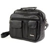 Ladies Mens Real Leather Travel Flight Shoulder Cross Body Organiser