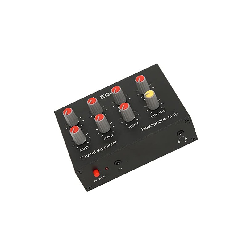 Tonysa 7 Band Sound Equalizer, Output Input, 12dB High Bass