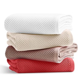 100% Honeycomb Cotton Kitchen Dish Cloths, 12x12 Inch, 8-Pack, Super Absorbent & Reusable, Quick-Dry & Lint-Free, Ideal for Kitchen, Glass, Car, and Household Cleaning