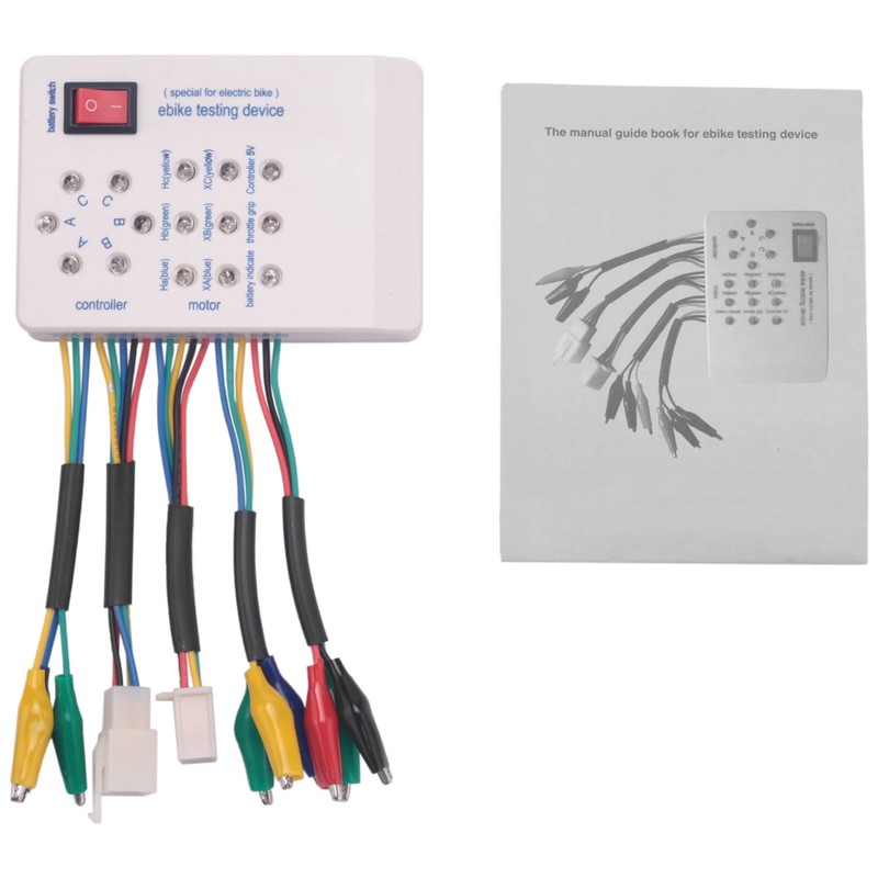 Pvcqjkd 24V/36V/48V/60V/72V Electro Car E-Bike Scooter Brushless Motor Controller Tester