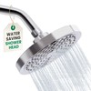 Winthorpe Conservation Rain Shower Head, Chrome, Round, Low Flow, High