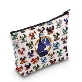 WZMPA Dragon Themed Cosmetic Bag Dragon Lover Gift My Spirit Animal Is A Dragon Makeup Zipper Pouch Bag Animal Lover Gift, Dragon Spirit F, Fit