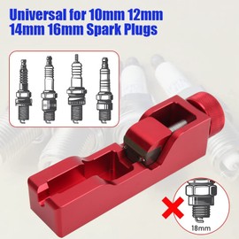 Spark Plugs Electrode Spacing Tool, Akozon Spark Plugs Spacer Tool, Spark Plugs Gap Tool, Spark Plugs Brake Caliper Gapper Gapper Gap Universal Metal Car Engine Spark Plug Gap Tool for