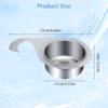LgowithU Stainless Steel Strainer Basket, 4 Stück Multi-functional Drain Basket,