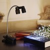 Clip On Light LED Double Headed 360 Degree Adjustable Rotatable