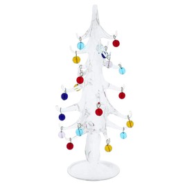 Glass Of Venice Murano Glass Christmas Tree with Ornaments