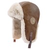 Croogo Cold Weather Trapper Faux Fur Hat with Ear Flaps