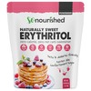 So Nourished Powdered Erythritol Sweetener - 1:1 Sugar Substitute, Keto