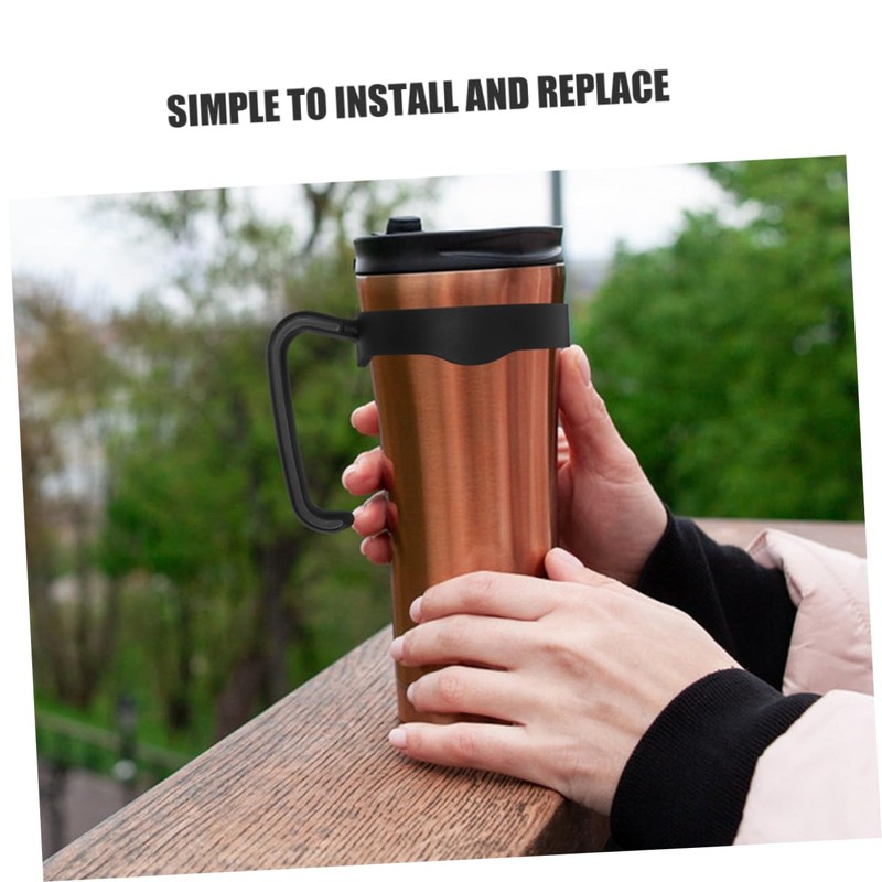 Ciieeo 2pcs Coffee Cup Handle Grip Lightweight Tumbler Holder for
