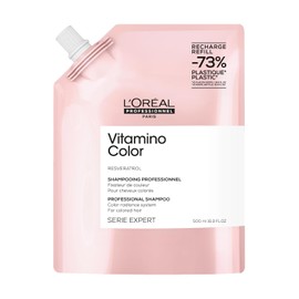 L'Oréal Professionnel Vitamino Color Shampoo Refill | Shampoo protector de color | Protege y preserva el color hasta por 8 semanas | Evita el deslave para un cabello más brillante 500ml