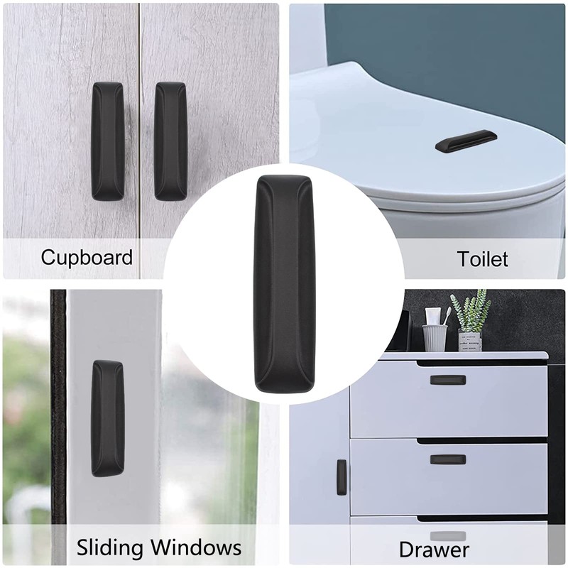 MOROBOR Self-Stick Instant Cabinet Handle Pulls, 4pcs Drawer Pull Helper