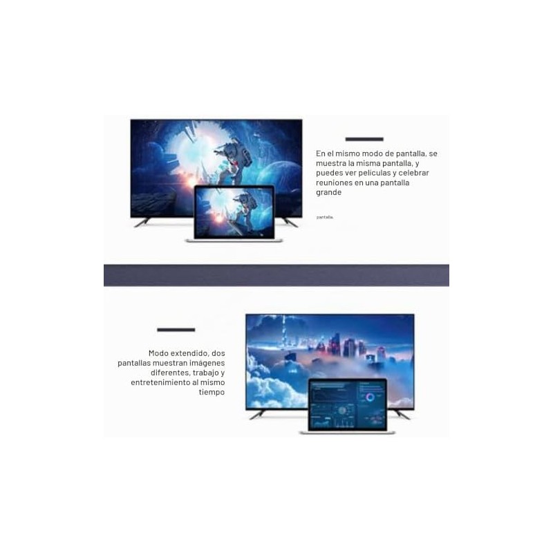 Adaptador USB-C a DisplayPort 4K a 144Hz 8K a 30Hz