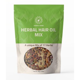 Herbal Hair Oil Mix, Ayurvedic Herb Blend for Hair Oil Infusion Make Your Hair Oil With Dry Ayurvedic Herb Mix, Goodness Of Ayurvedic Natural Herbs For Oil Infusion, Instant Premix For Hair Oil