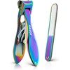 BEZOX Well-Made Nail Clipper Set 2 Pcs, Wide Jaw Opening