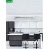 zouzai 12 Pack 4 Inch 6000K Ultra-Thin LED Recessed Light