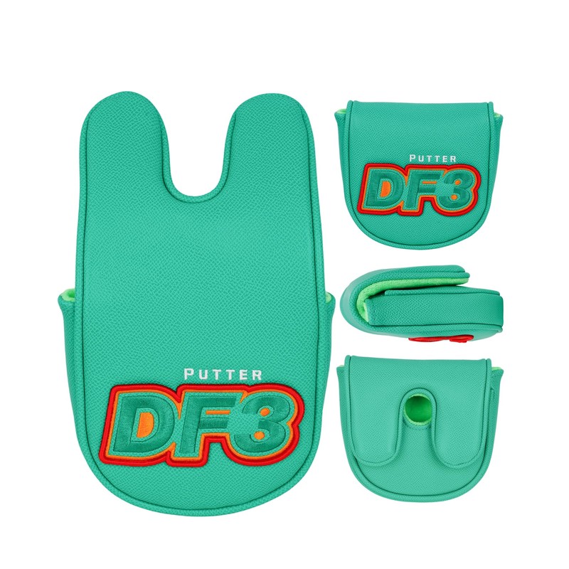 Big Teeth Golf Putter Covers Df3 Mallet Putter Headcover Magnetic