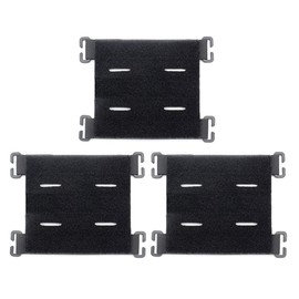 MiOYOOW 3PCS Molle Patch Panel, Tactical Patches Molle Attachment with Cutting Loop for Outdoor Backpack Tactical Vest