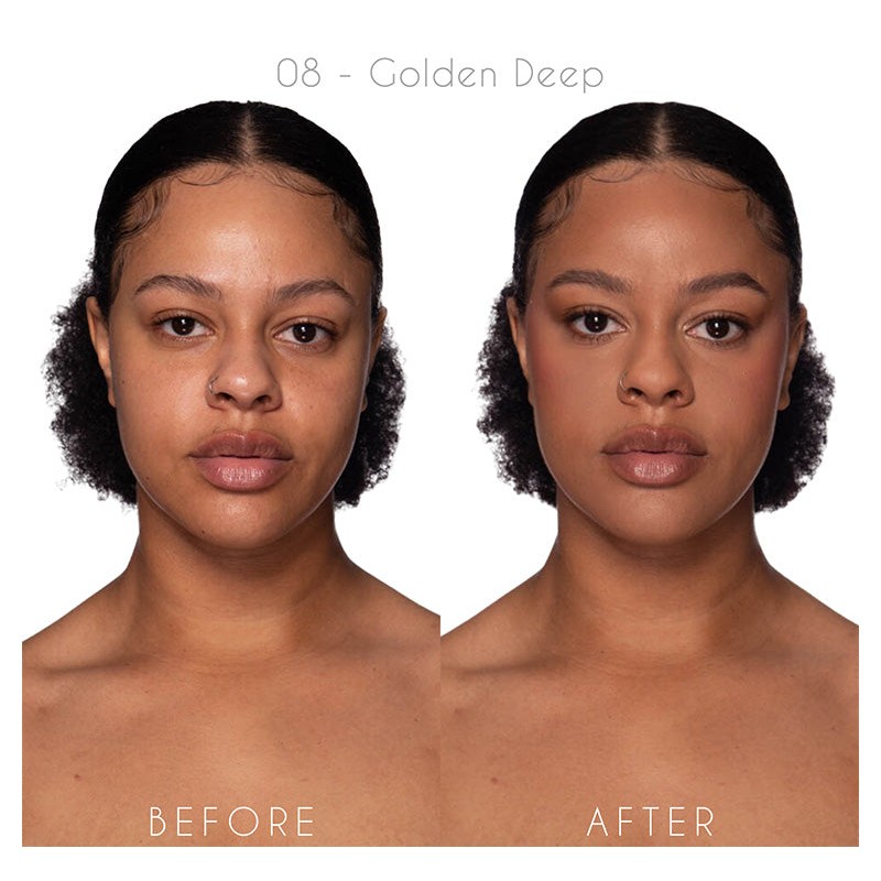MRS GLAM GLORIOUS SKIN POWDER FOUNDATION - 08 GOLDEN DEEP,