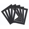 Frame Company Pack of 10 Black Mounts 10x8 for 7x5