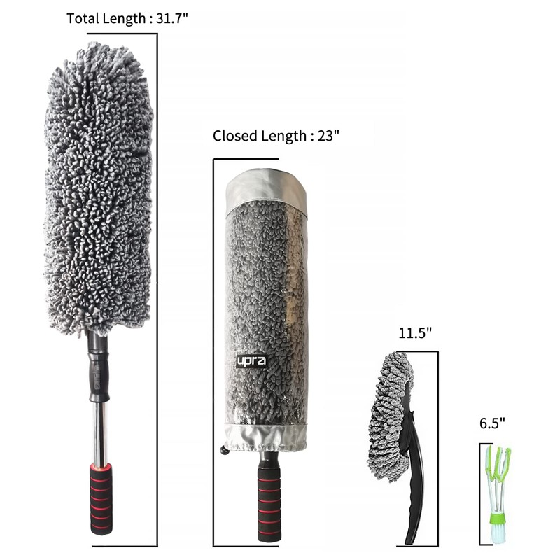 upra Ultimate Car Duster Kit，Best Microfiber Multipurpose Duster,Interior &Exterior Cleaning