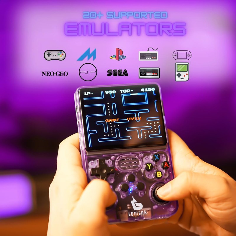 Lumerk R36S Handheld Retro Game Console Air Version Emulator System,+