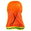 Men High Visibility Reflective Sun Hat with Neck Flap Wide