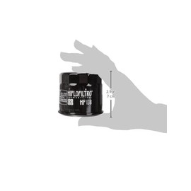 Hiflofiltro HF112 Filtro de Aceite Premium, Estándar, Negro, Único