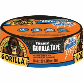 Gorilla (6)-Gorilla 1.88 In. x 25 Yd. All Weather Repair Tape, Black 6009002