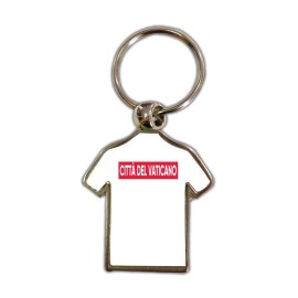Citta del Vaticano Italy : Gift Shirt Keychain Red Stripe