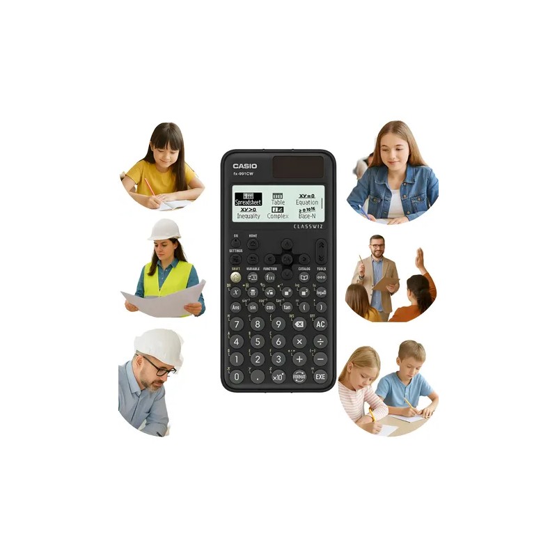 Calculadora Cientifica Casio Classwiz Fx-991cw 540 Funciones Color Negro