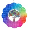 CIM Rainbow Wind Chime Stainless Steel Smooth Spinning Wind Mobile