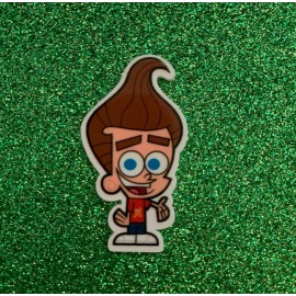 5pc. Jimmy, Planar Resin Flatback, Cabochon, Bow Center, Flat Back, 80s, 90s Toy