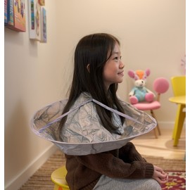 DIY Home & Salon Kids Hair Cutting & Dyeing Cape Perm Cape 3ea