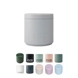 Design Letters Thermal Container for Food | Adult Lunch Box | Thermal Box for Food | Double-Walled Insulated Lunch Box | Thermal Container Food BPA Free | Thermal Bowl for To Go, Warm Food | 520 ml