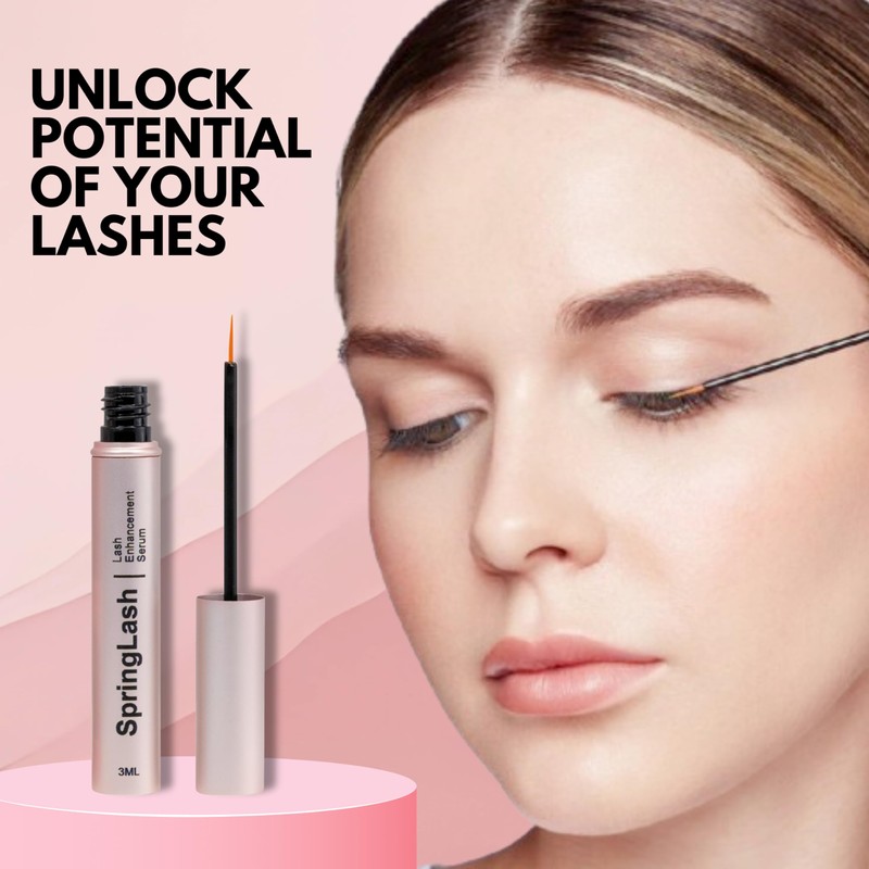 SpringLash Eyelash Serum with Biotin - Eyelash Enhancer for Longer